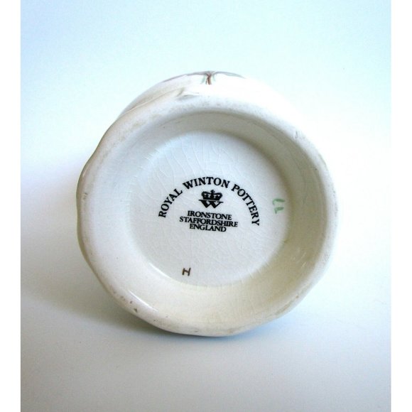 VTG Pottery Hand Painted Floral Vase Royal Winton Ironside Staffordshire England - Picture 5 of 7